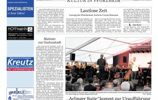 „Arlinger Suite" kommt zur Uraufführung