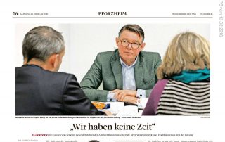 „Wir haben keine Zeit"