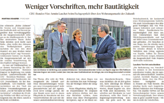 Weniger Vorschriften, mehr Bautätigkeit