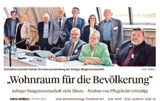 Wohnraum für die Bevölkerung